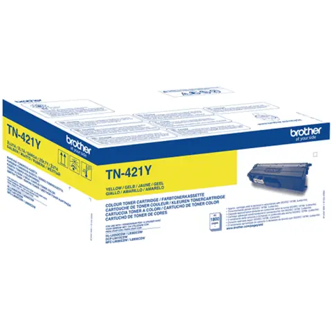Brother TN-421Y - Toner żółty do Brother DCP-L8410, HL-L8260, HL-L8360, MFC-L8690, MFC-L8900
